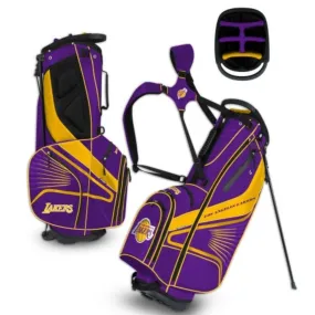 Los Angeles Lakers WinCraft "Grid Iron III" 6-Way Stand Golf Bag