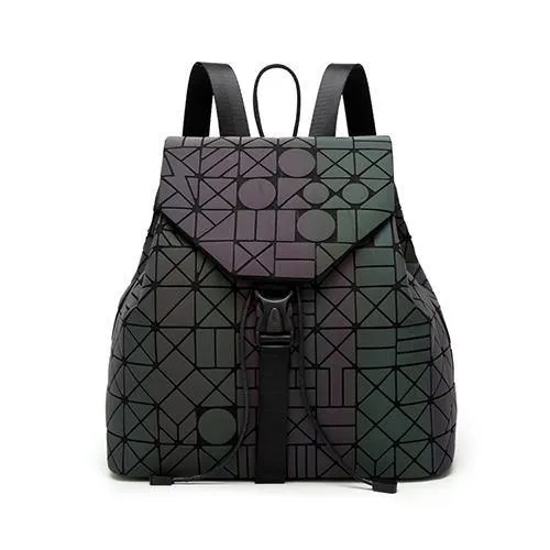 Luminous Geometric Backpack