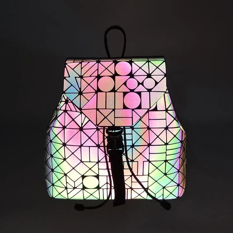 Luminous Geometric Backpack