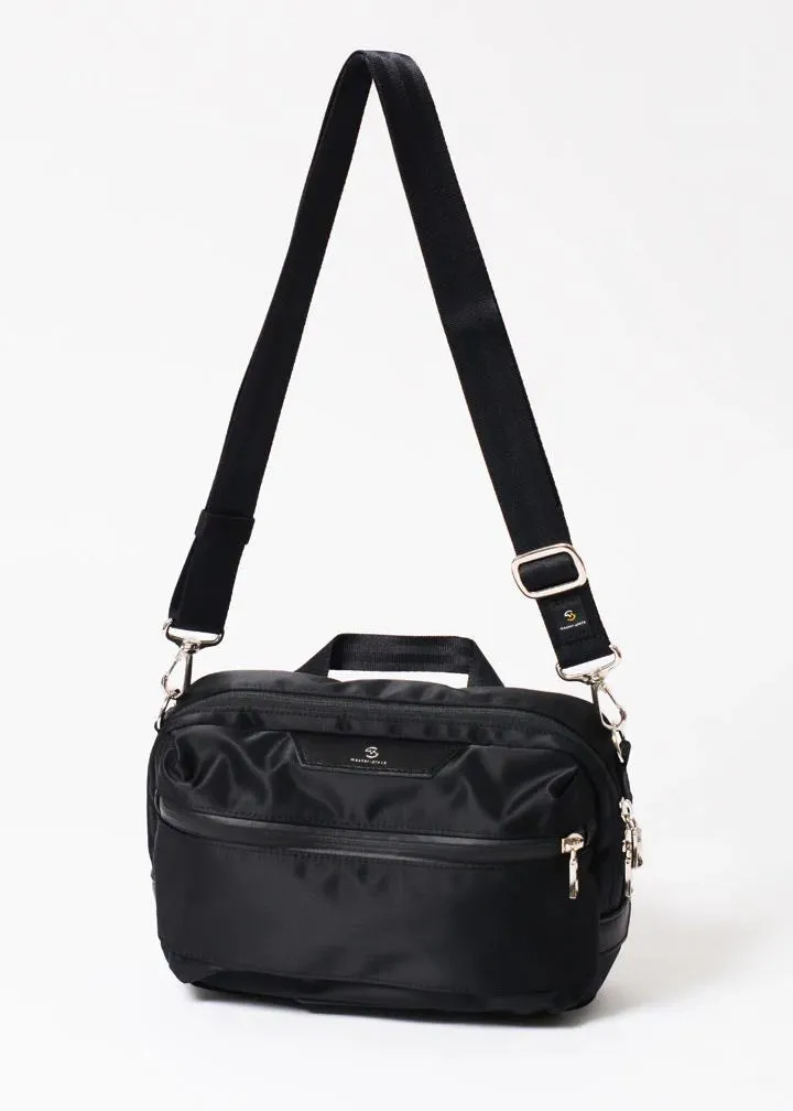 Master-Piece Progress Shoulder Bag in Black