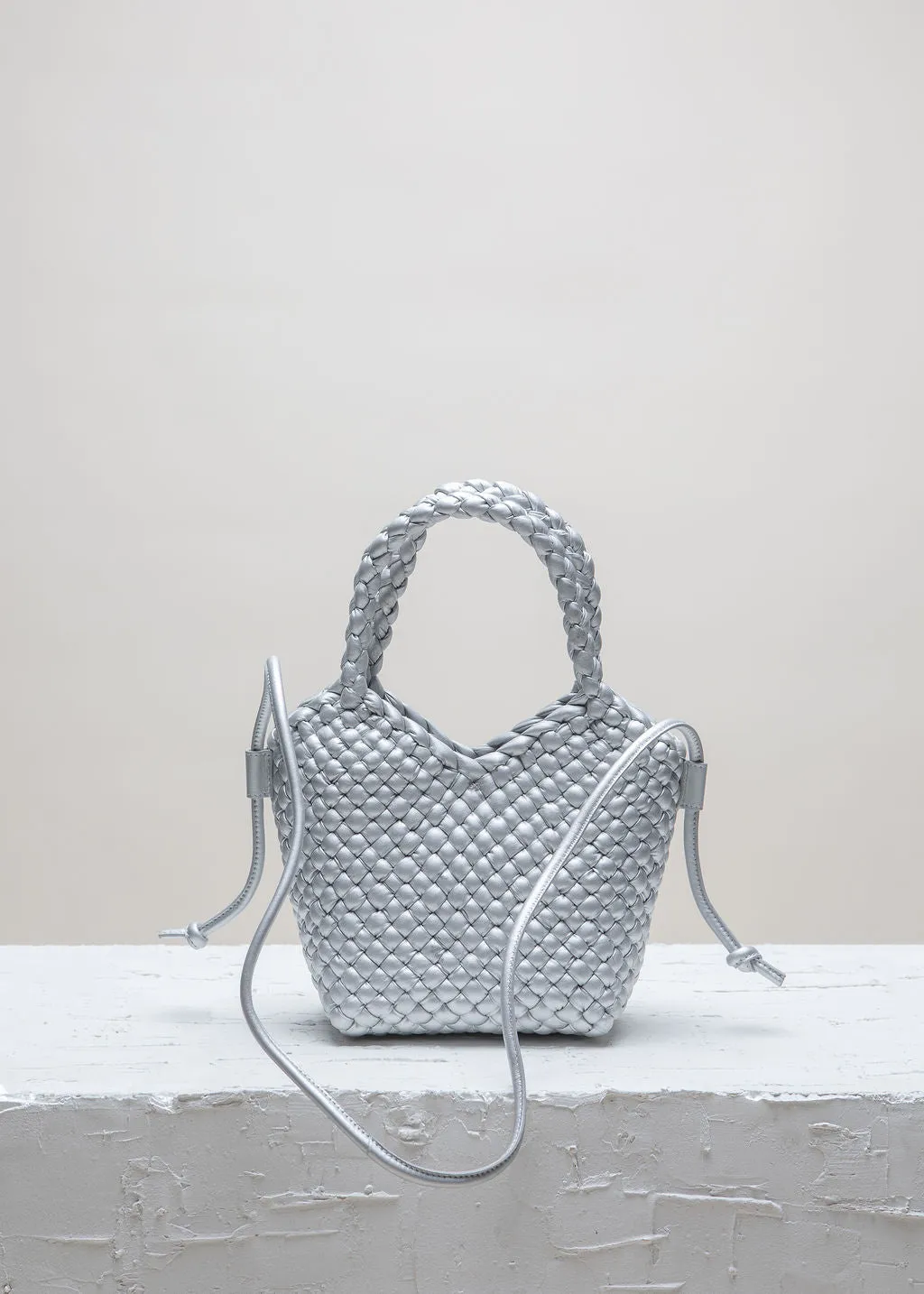 Maya Silver Cross-body bag