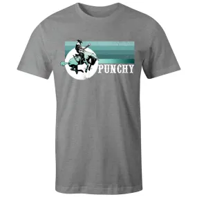 Men's Punchy Grey & Turquoise Hooey Tee