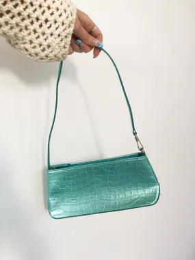 Minty Croc Purse