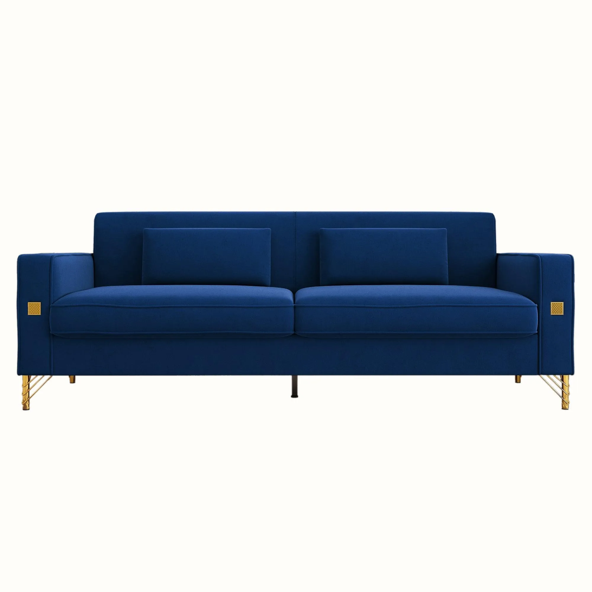 Modern Loveseat Sofa with Pillows