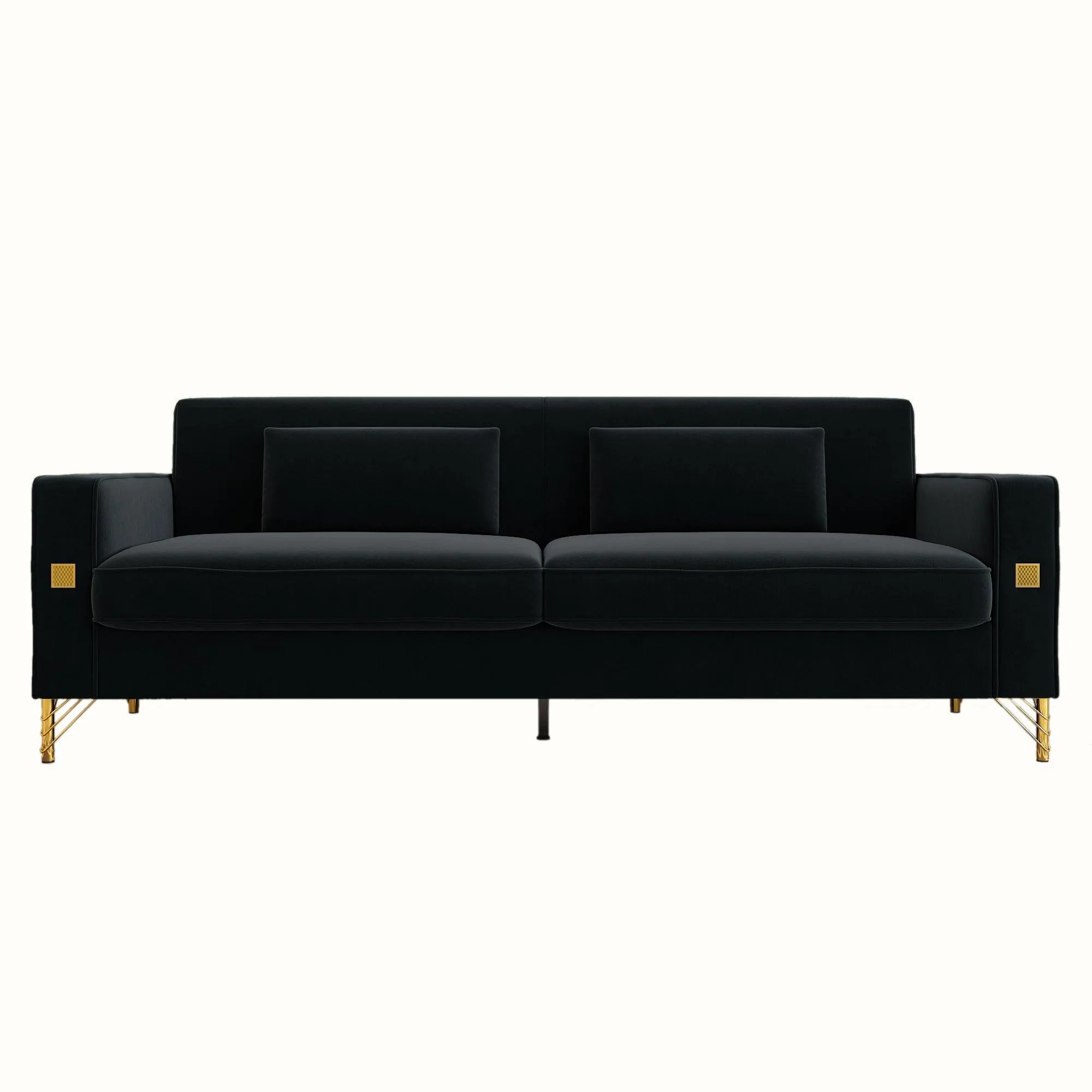 Modern Loveseat Sofa with Pillows