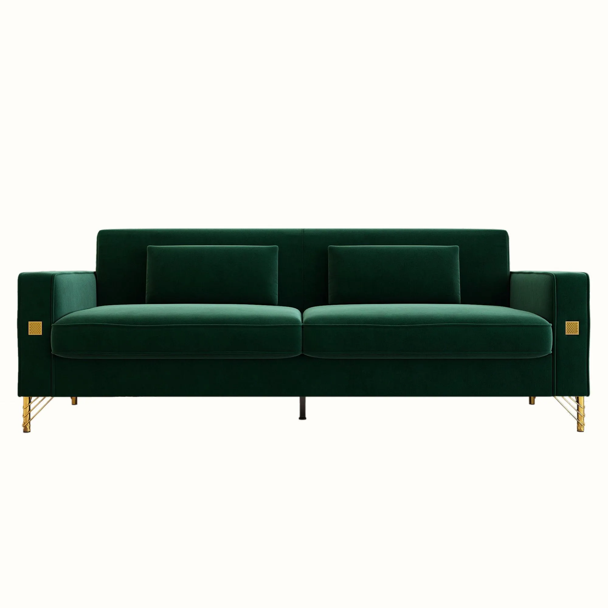 Modern Loveseat Sofa with Pillows