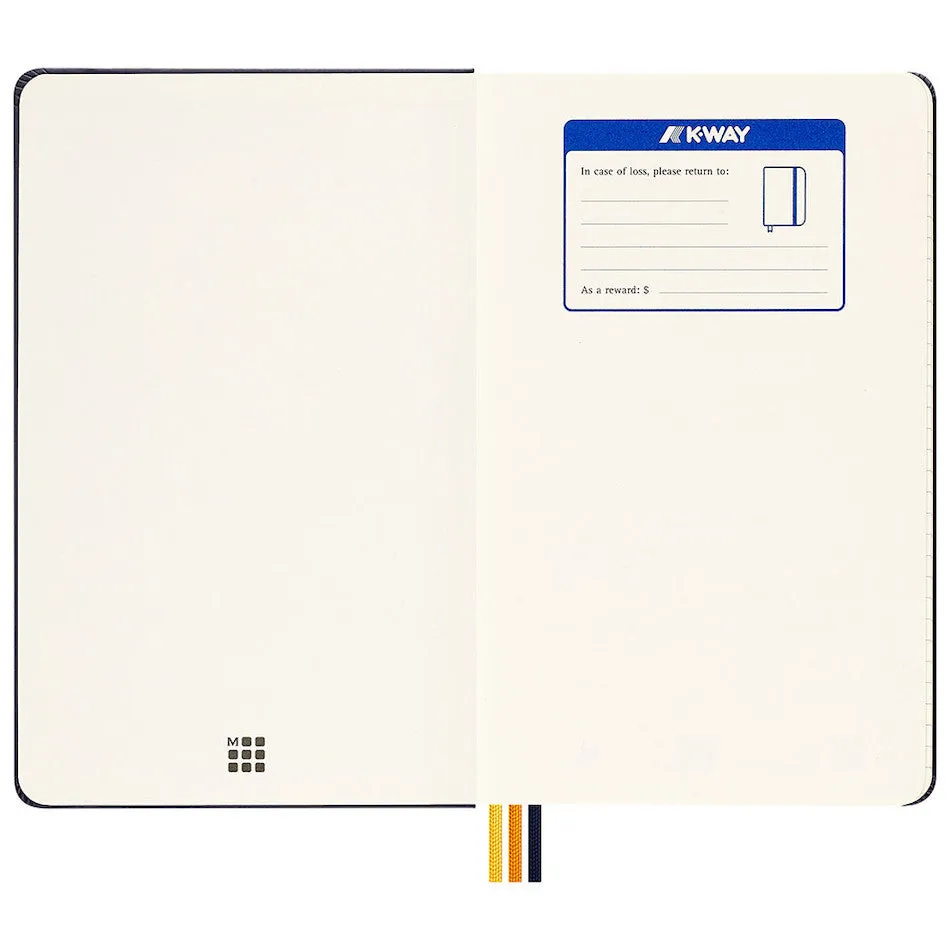 Moleskine K-Way Large Notebook Ruled Blue