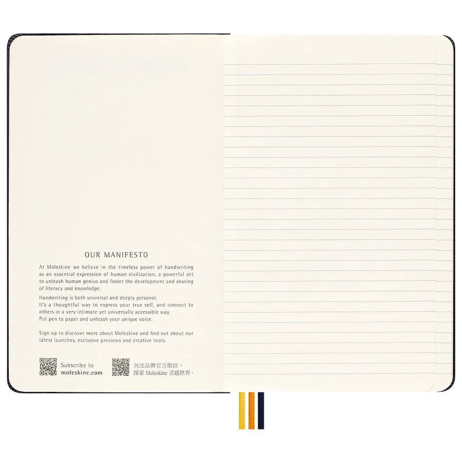 Moleskine K-Way Large Notebook Ruled Blue