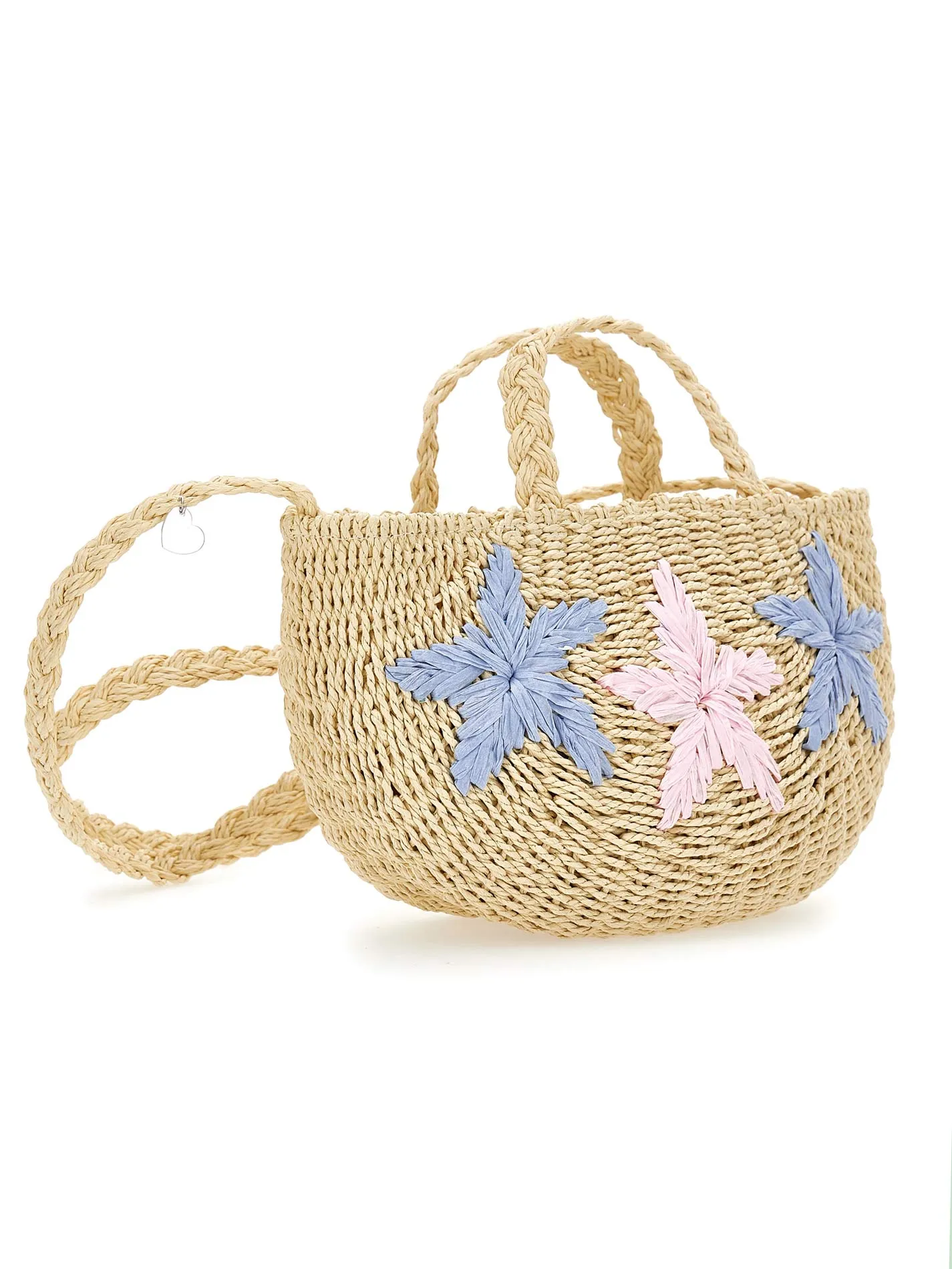 Monnalisa Straw bag for girl-19C066