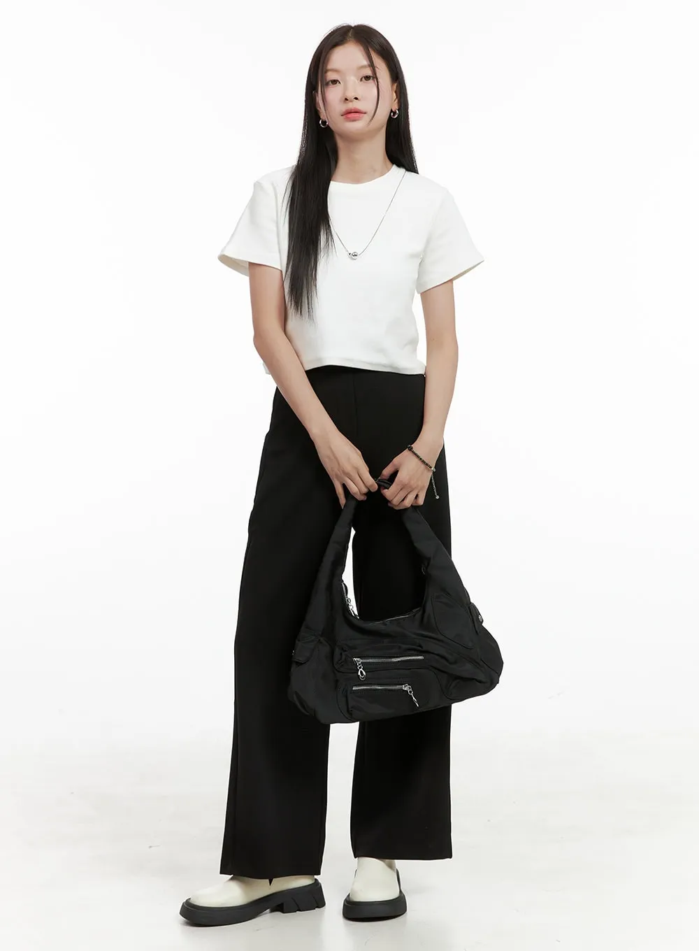 Multi-Pocketed Shoulder Bag OG419