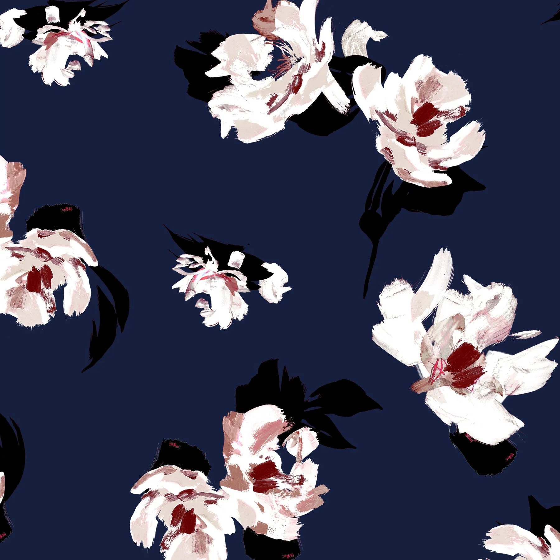 Navy Floral Raglan Long Sleeve Sun Shirt