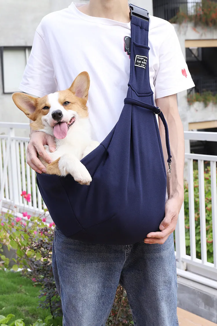 New Folding Dog Backpack Breathable Pet Going Out Cat Bag / Nueva mochila plegable para perros, transpirable, para salir con gatos