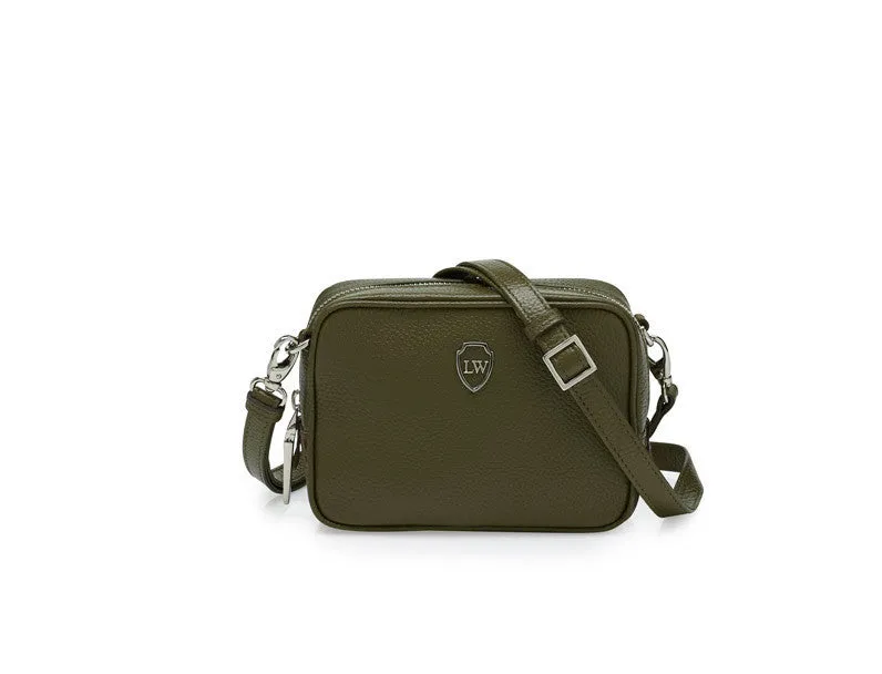 Nicole olive silver mini bag