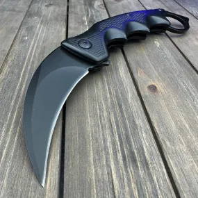 Onyx Folding Karambit Knife