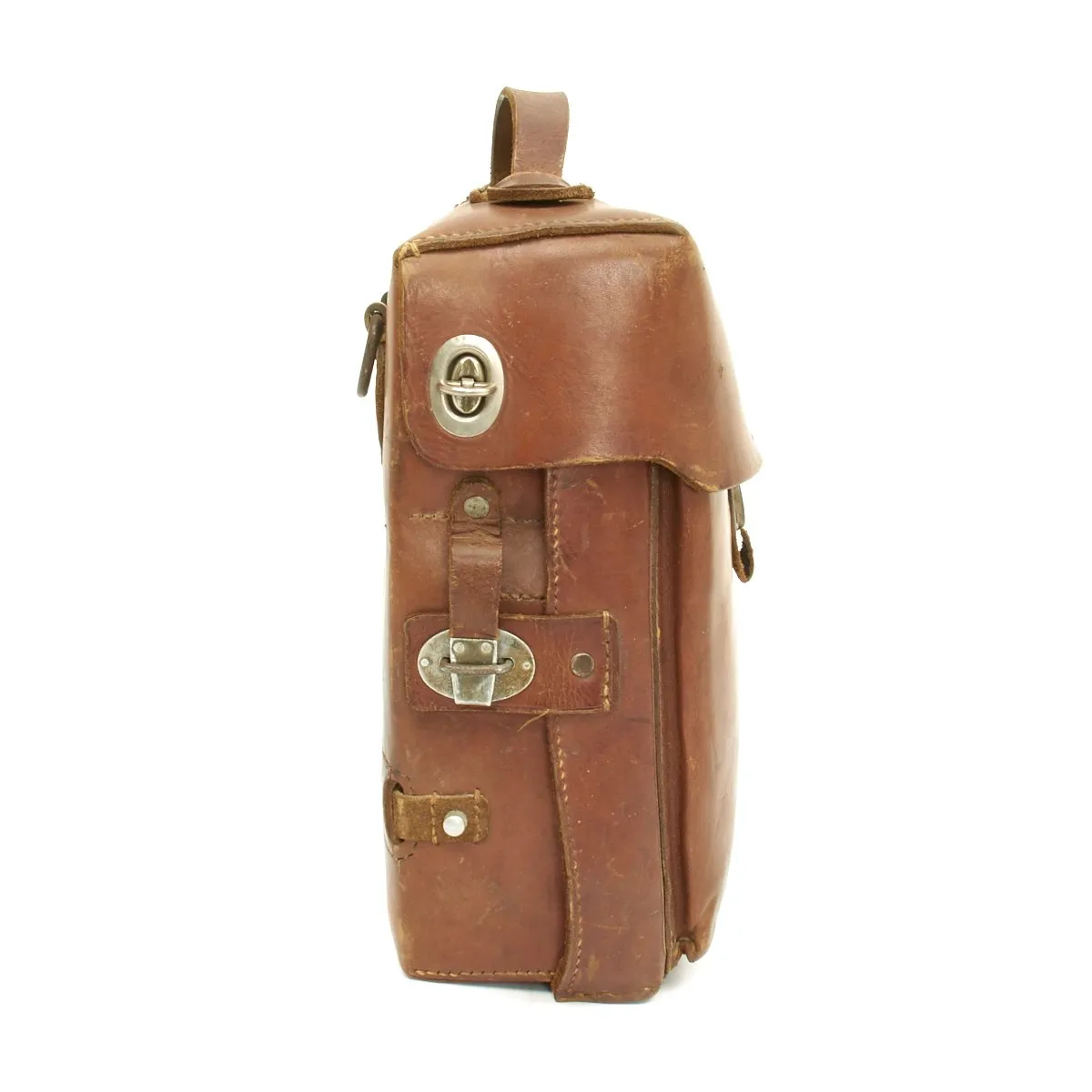 Original German WWII Field Medic First Aid Medical Set in Leather Medic Bag - Complete