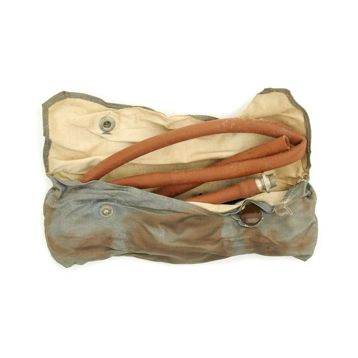 Original German WWII Field Medic First Aid Medical Set in Leather Medic Bag - Complete