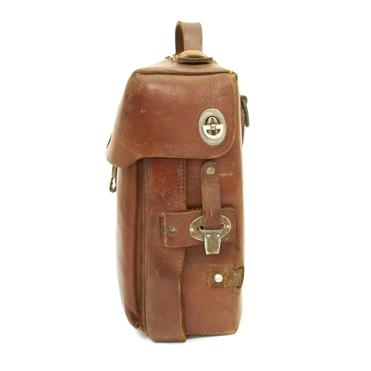 Original German WWII Field Medic First Aid Medical Set in Leather Medic Bag - Complete