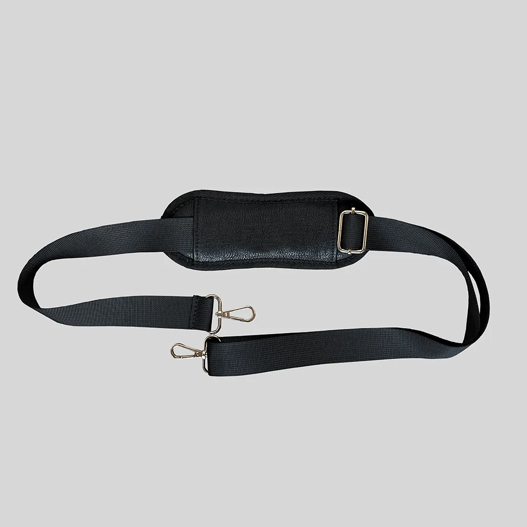 Padded Adjustable Shoulder Strap - Black
