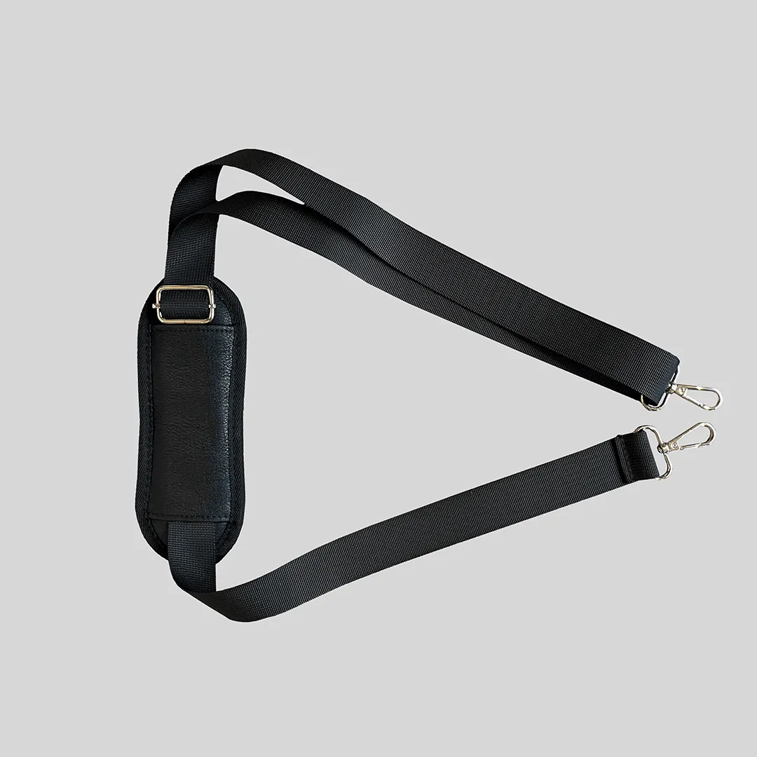 Padded Adjustable Shoulder Strap - Black