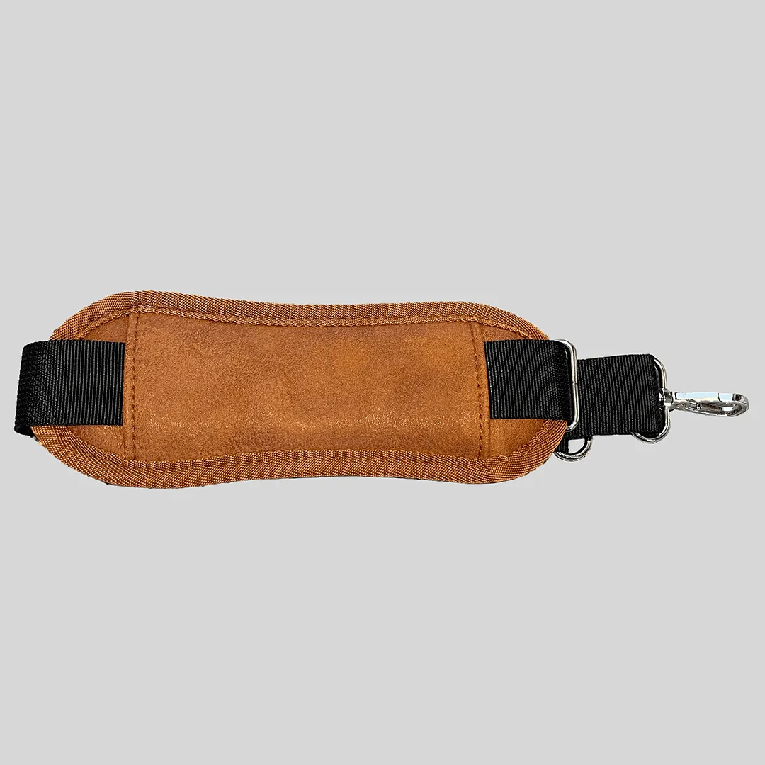 Padded Adjustable Shoulder Strap - Caramel