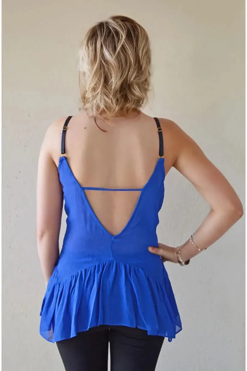 Peplum Cami Top