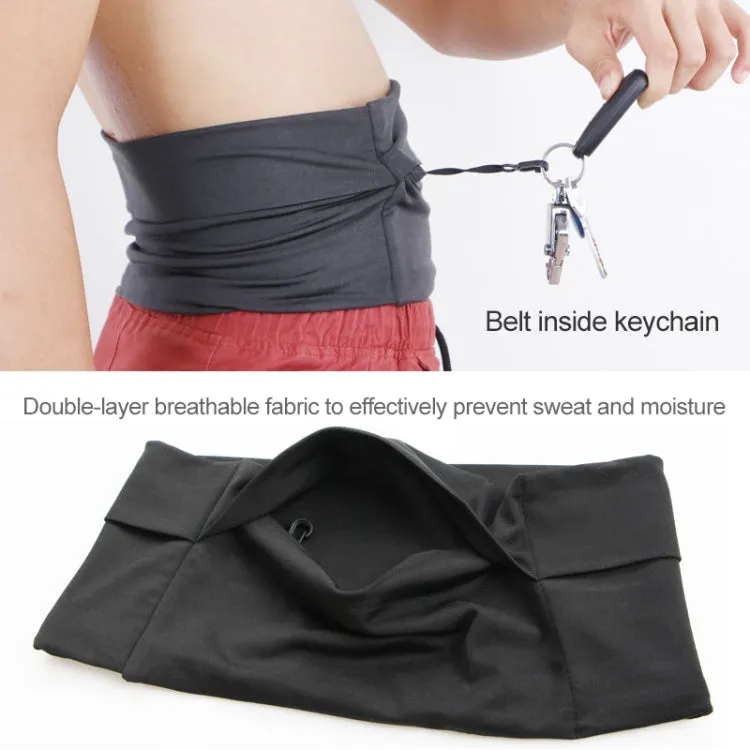 Personal Large-capacity Stretch Tablet Pockets Travel Anti-theft Bag Phone Bag, Size: XL(Grey)
