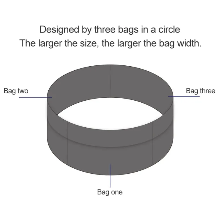 Personal Large-capacity Stretch Tablet Pockets Travel Anti-theft Bag Phone Bag,Size: S(Green)