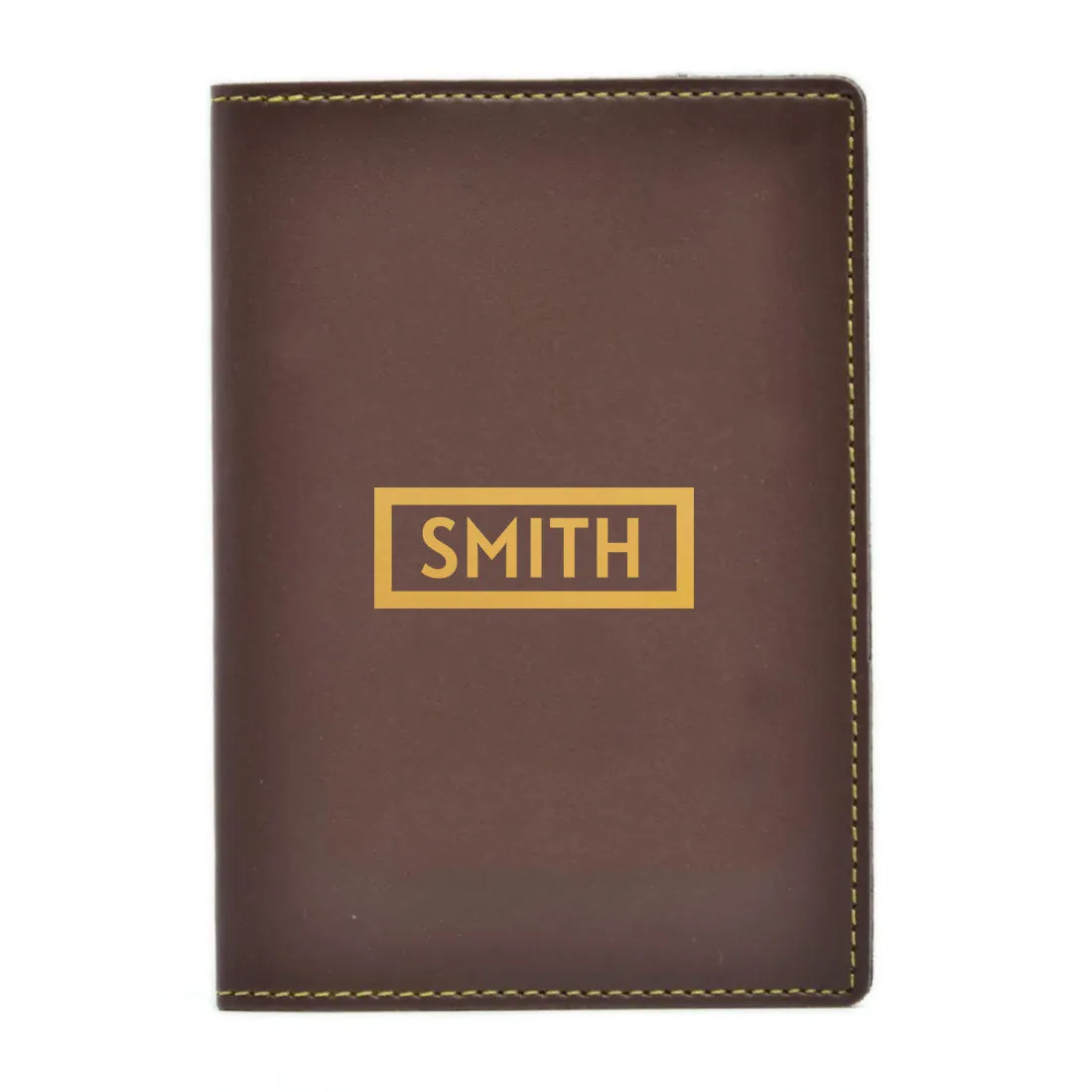 Personalized PU Leather Passport Holder With Name - Add Name