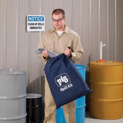 PIG® Spill Kit in Denim Duffel Bag