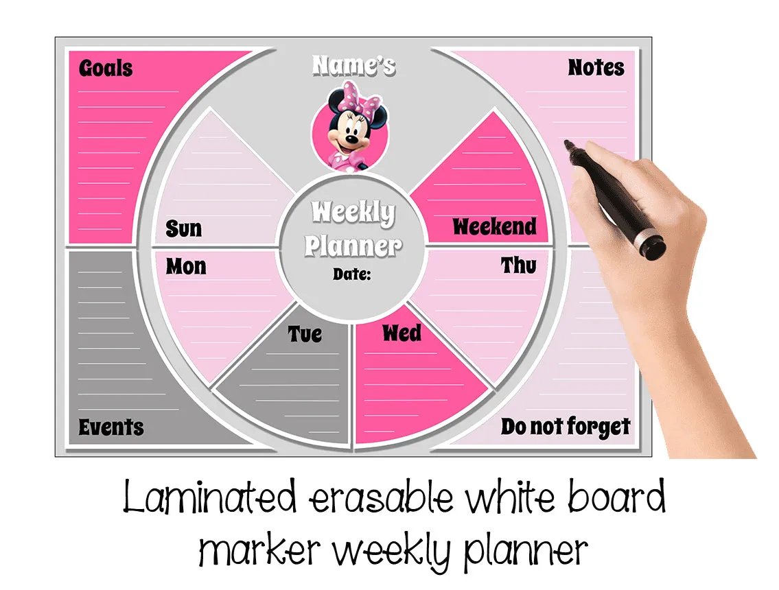 ""Minnie Mouse" School labels packs