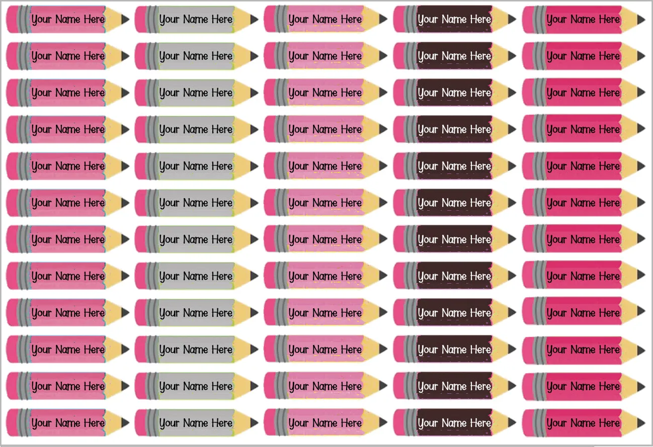 ""Minnie Mouse" School labels packs