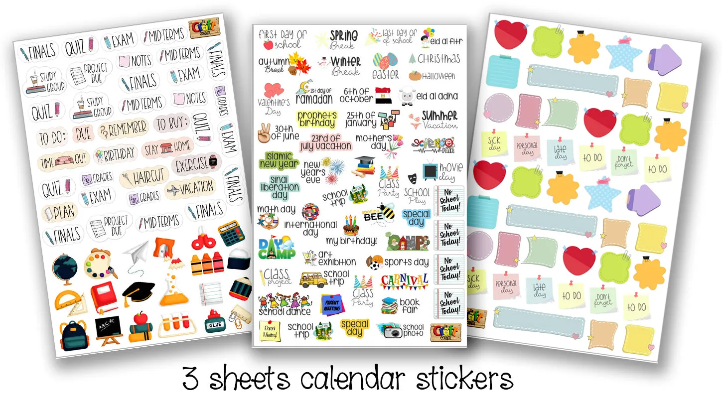 ""Minnie Mouse" School labels packs