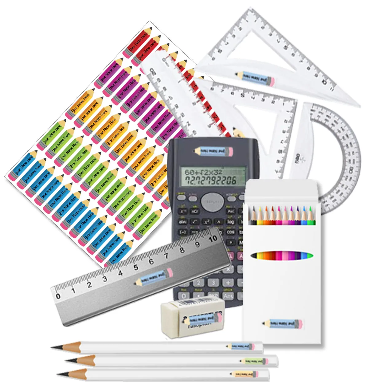 ""Minnie Mouse" School labels packs
