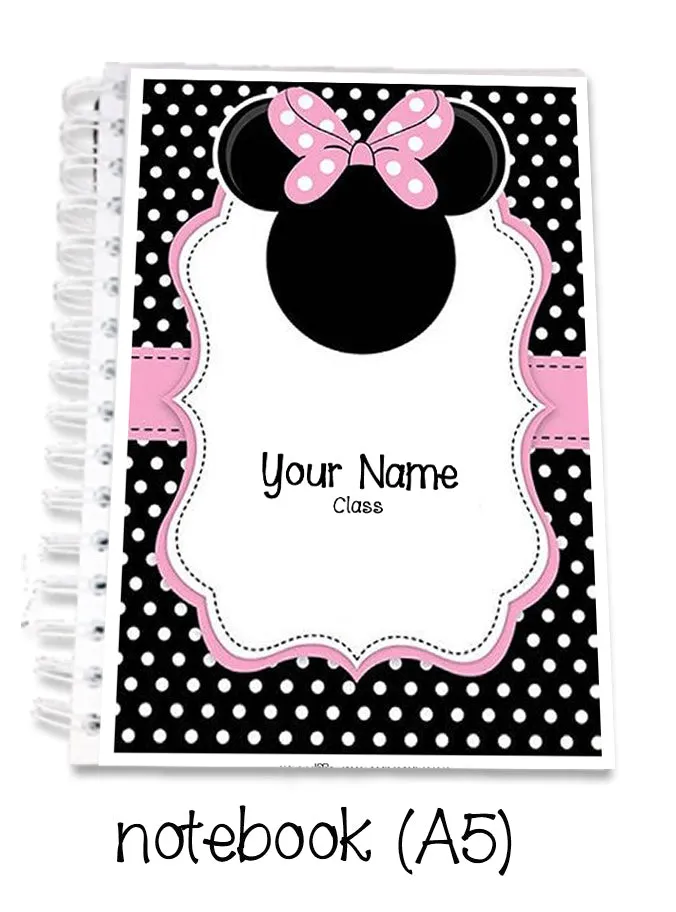 ""Minnie Mouse" School labels packs
