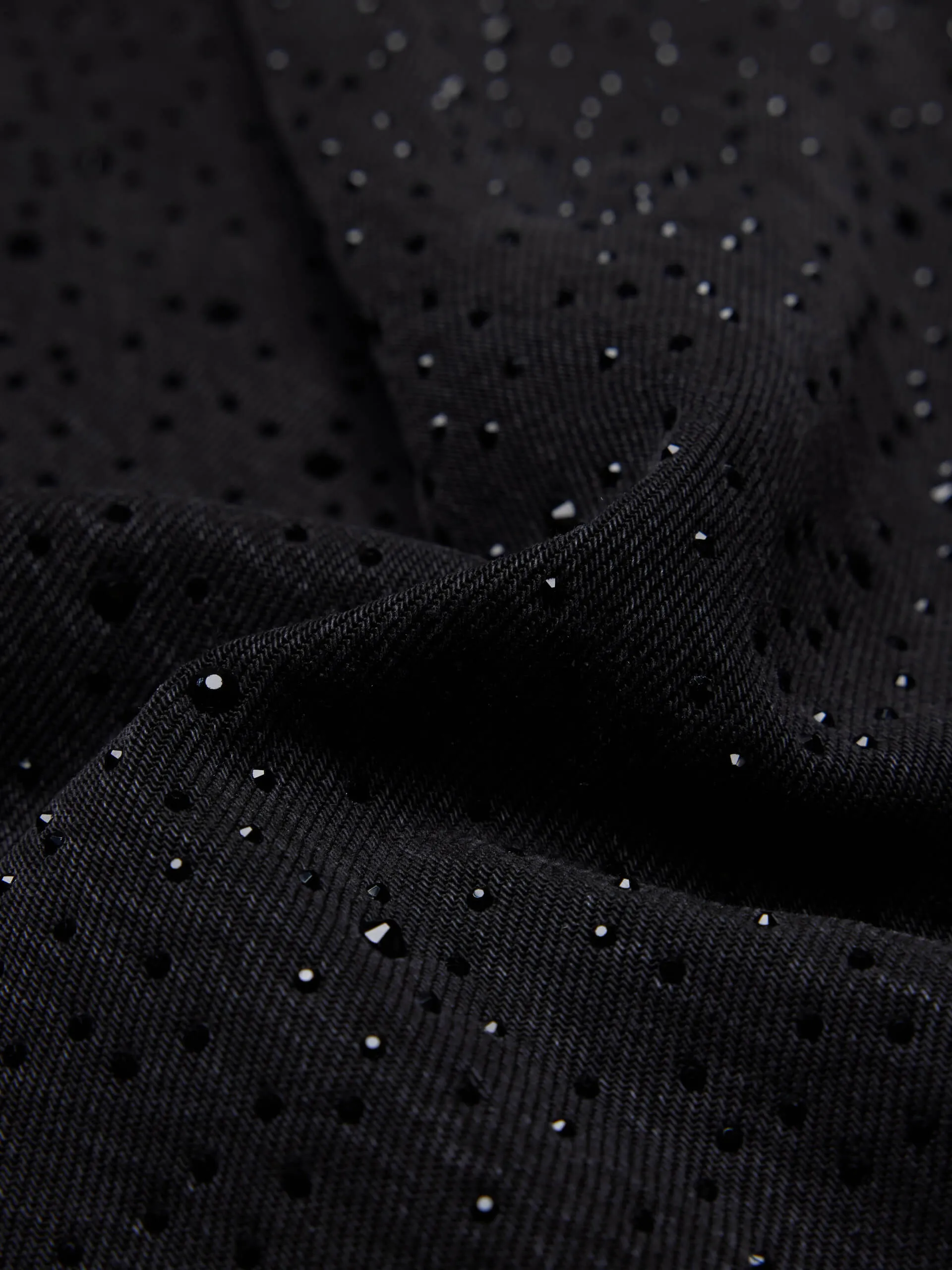 Rhinestone Detail Jeans
