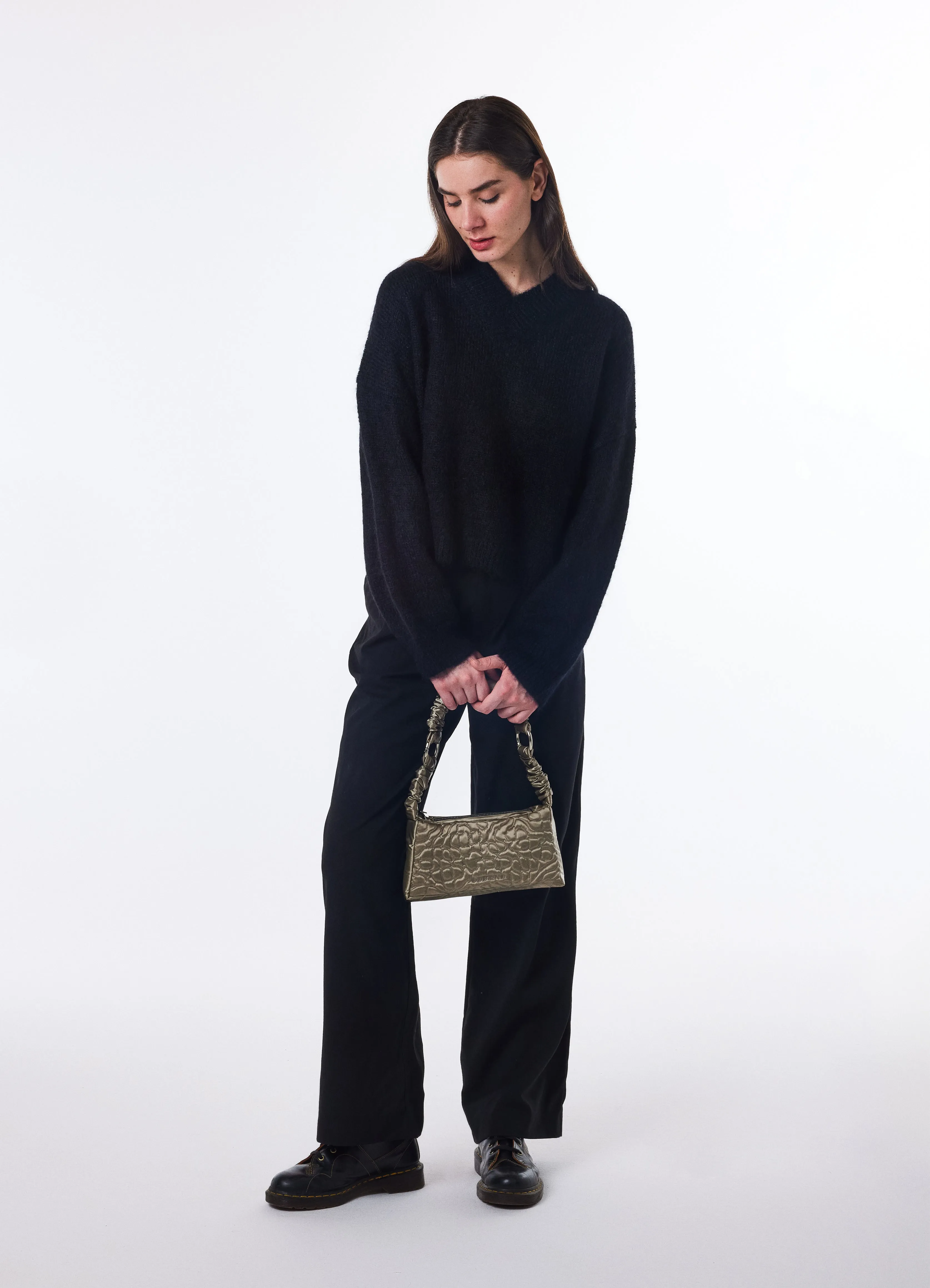 RING BAG | SILVER BEIGE