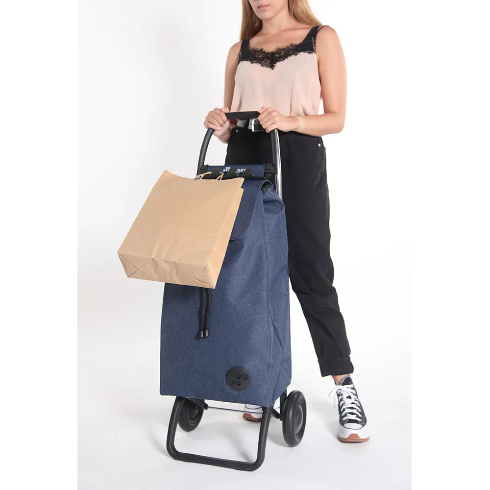 Rolser I-Max MF 2 Big Wheel Foldable Shopping Trolley IMX308