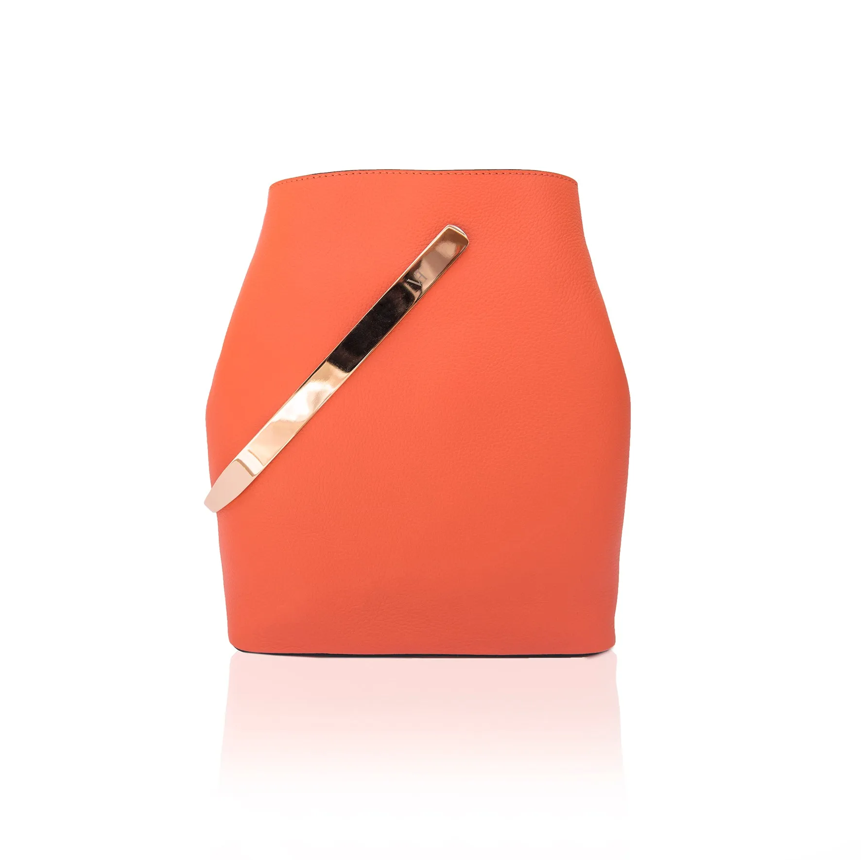 Salmon Orange Carine Tote