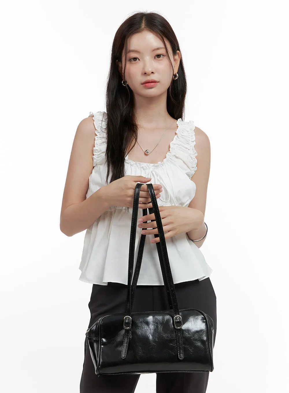 Square-shaped Shoulder Bag CA04
