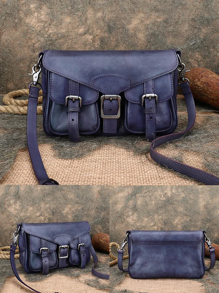 Stylish Womens Leather Satchel Purse Small Leather Shoulder Bag