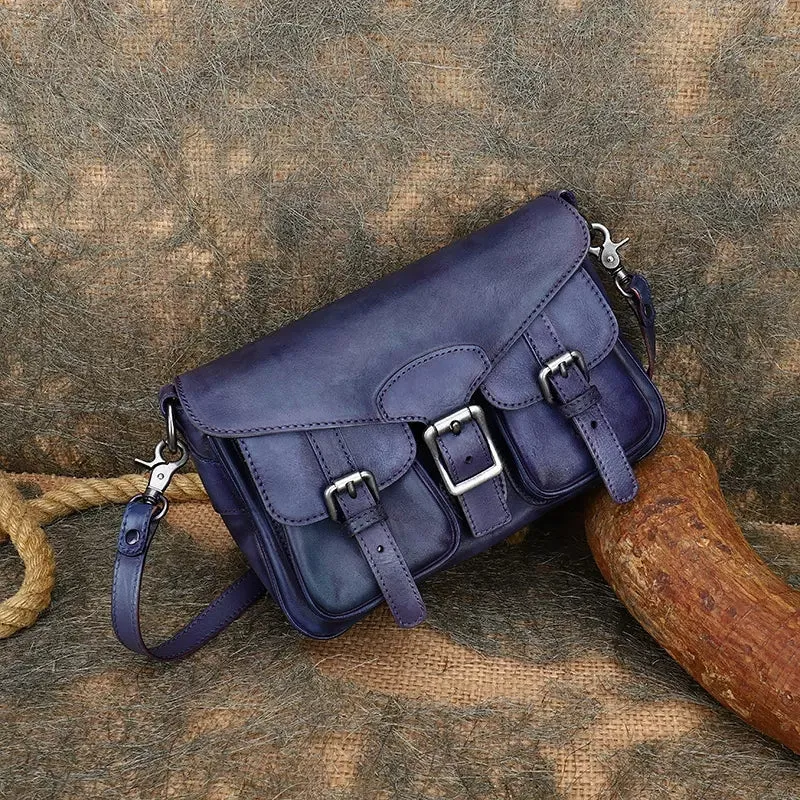 Stylish Womens Leather Satchel Purse Small Leather Shoulder Bag