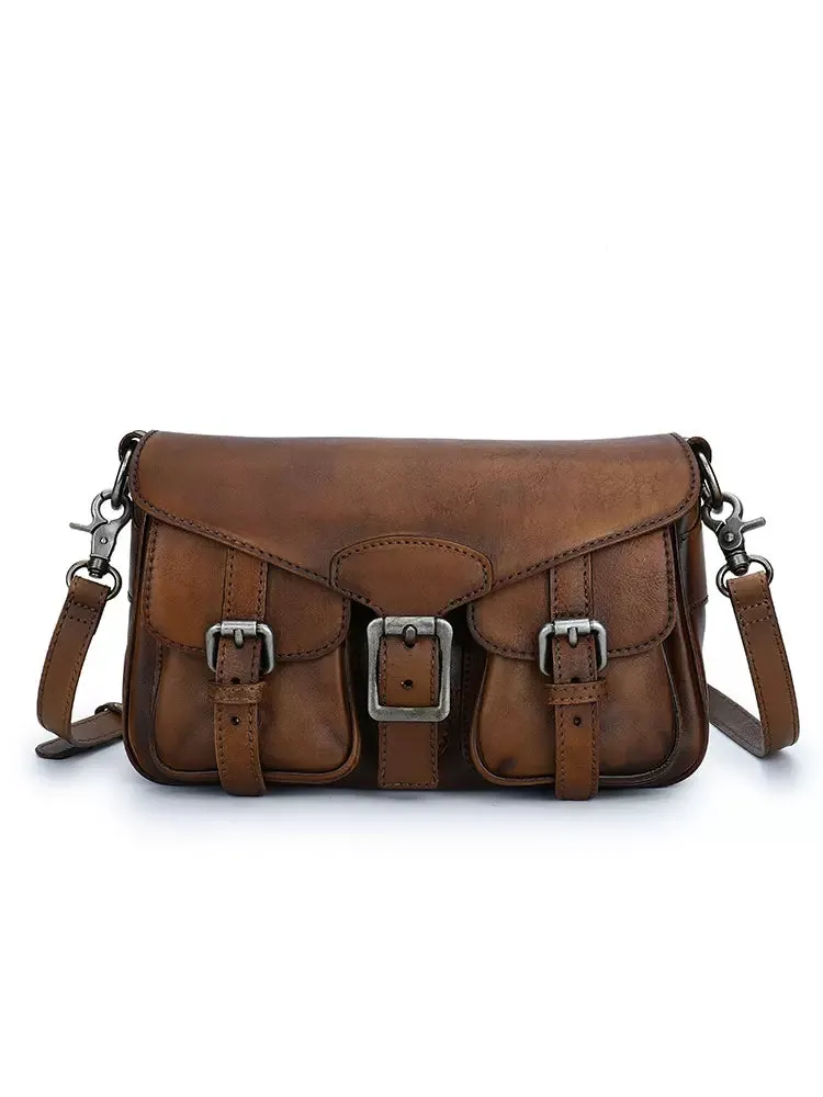 Stylish Womens Leather Satchel Purse Small Leather Shoulder Bag