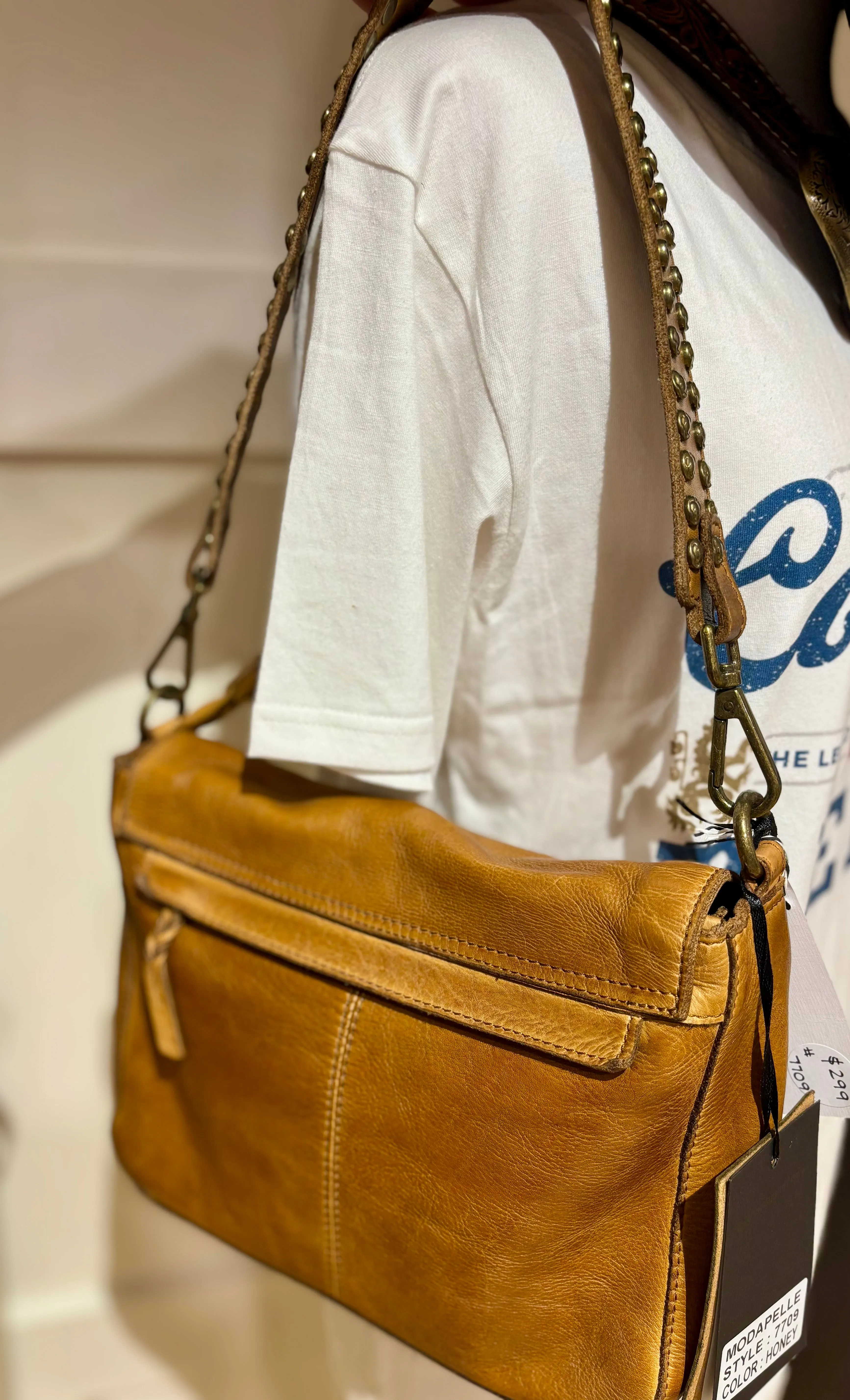 The Stella Gold Stud shoulder bag #Stella