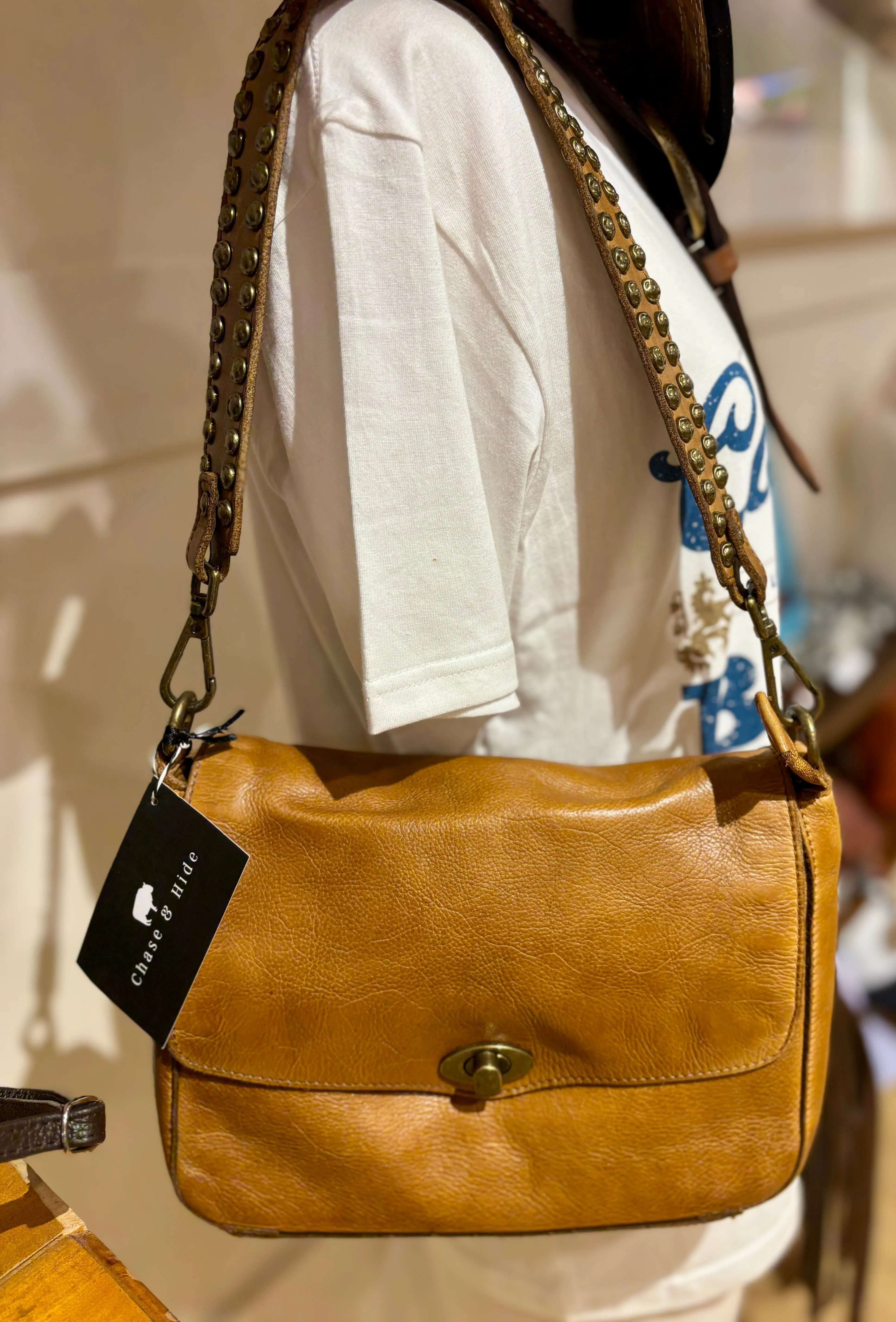 The Stella Gold Stud shoulder bag #Stella