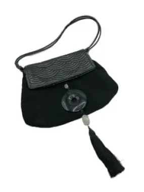 Tom Ford Era YSL Black Suede Purse with Tassel