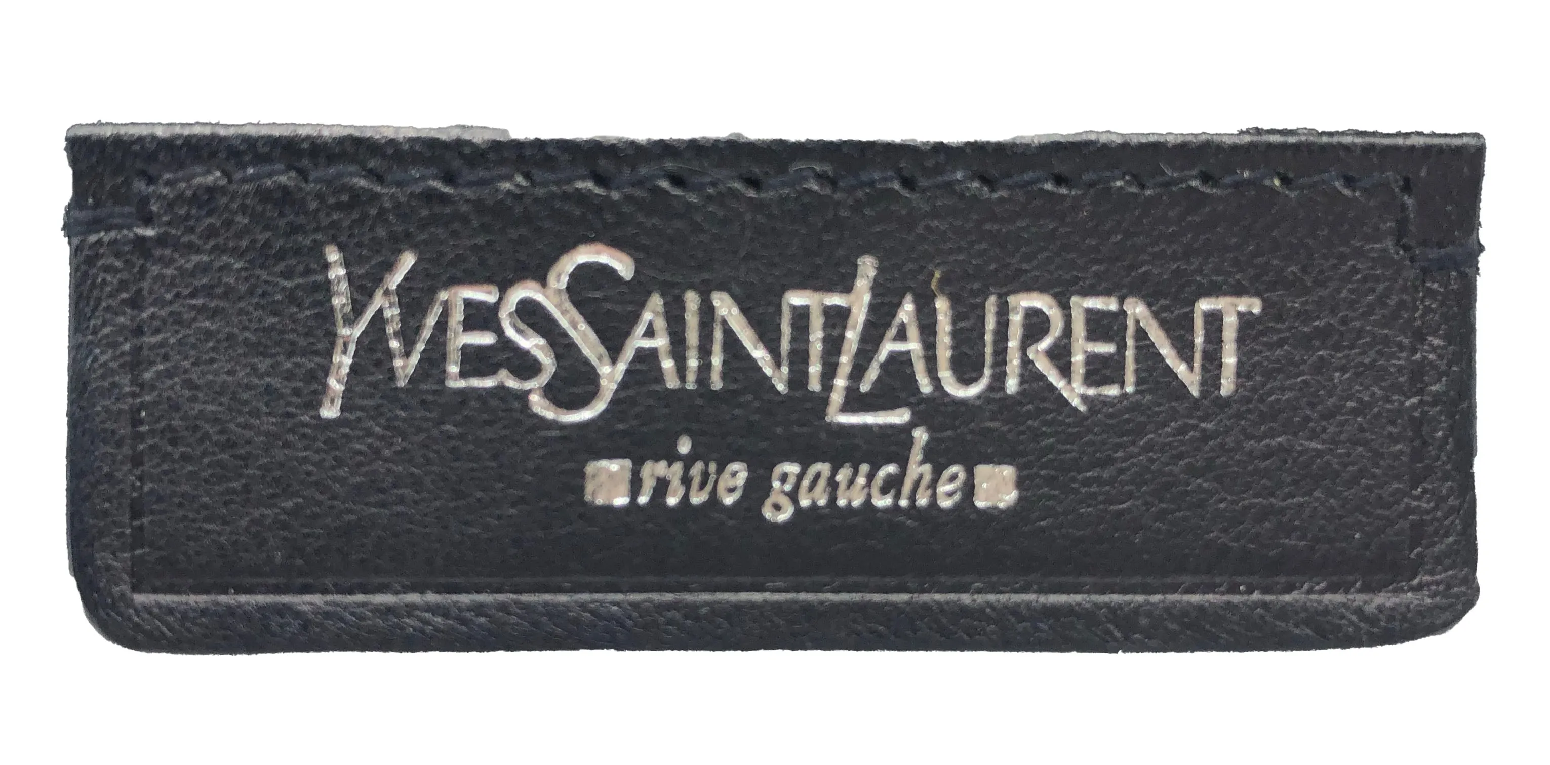 Tom Ford Era YSL Black Suede Purse with Tassel