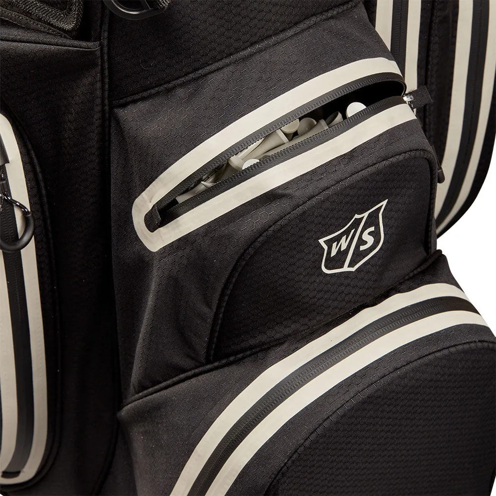 Wilson Exo Dry Waterproof Stand Bag - Staff Red/Black/White