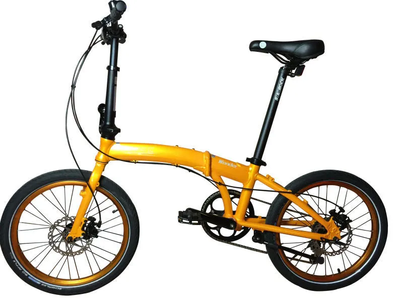 Wonder Pro - SoloRock 20" 10 Speed Aluminum Folding Bike