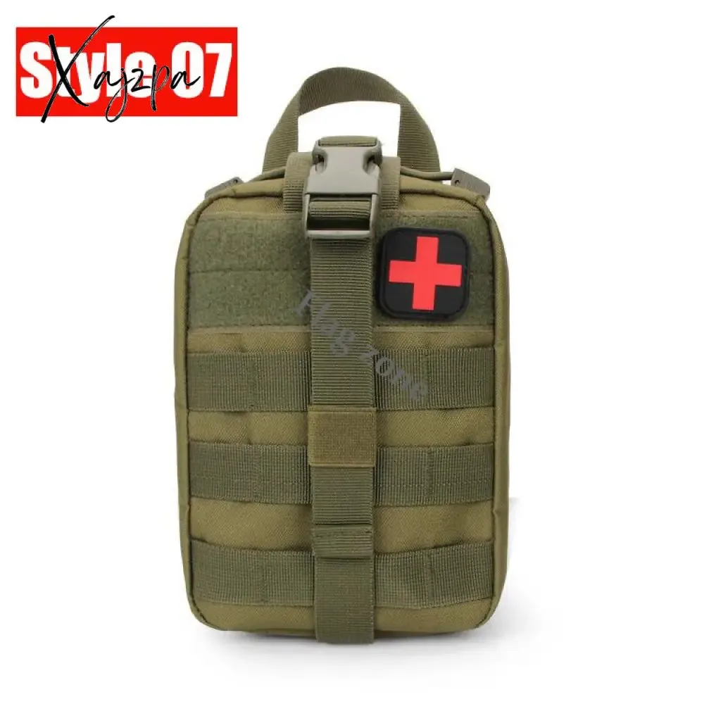 Xajzpa - Military EDC Tactical Bag Waist Belt Pack Hunting Vest Emergency Tools Pack Outdoor Medical First Aid Kit Camping Survival Pouch