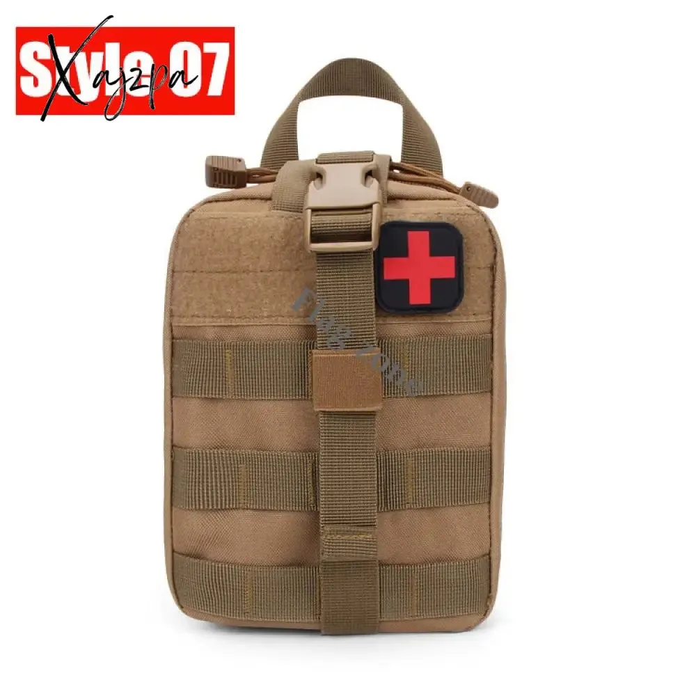 Xajzpa - Military EDC Tactical Bag Waist Belt Pack Hunting Vest Emergency Tools Pack Outdoor Medical First Aid Kit Camping Survival Pouch
